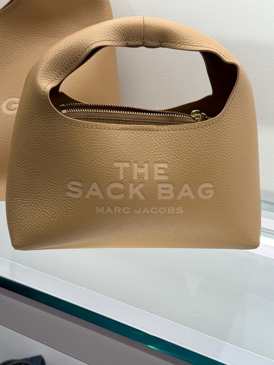 Marc Jacobs Handbags - Marc Jacobs The Sack Bag in tan pebble leather